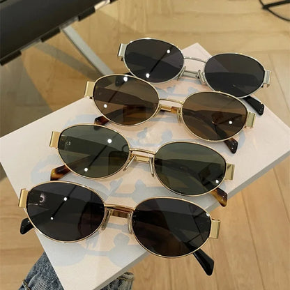 Gafas de sol mujer doradas estilo retro
