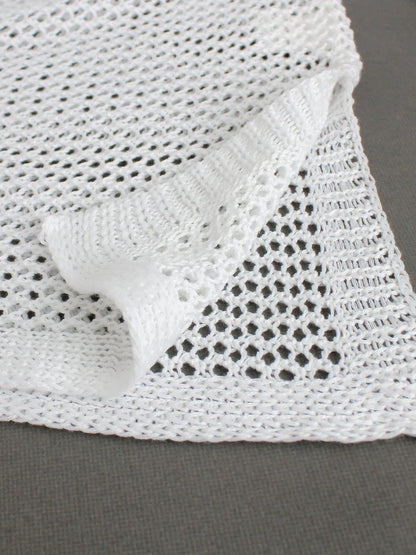 Falda corta con nudo lateral estilo playero chic y moderno