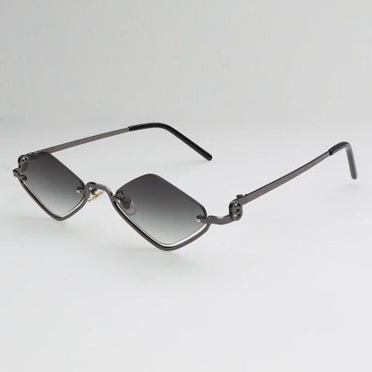 Gafas de sol cat eye con montura dorada
