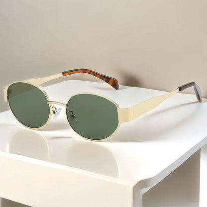 Gafas de sol mujer doradas estilo retro