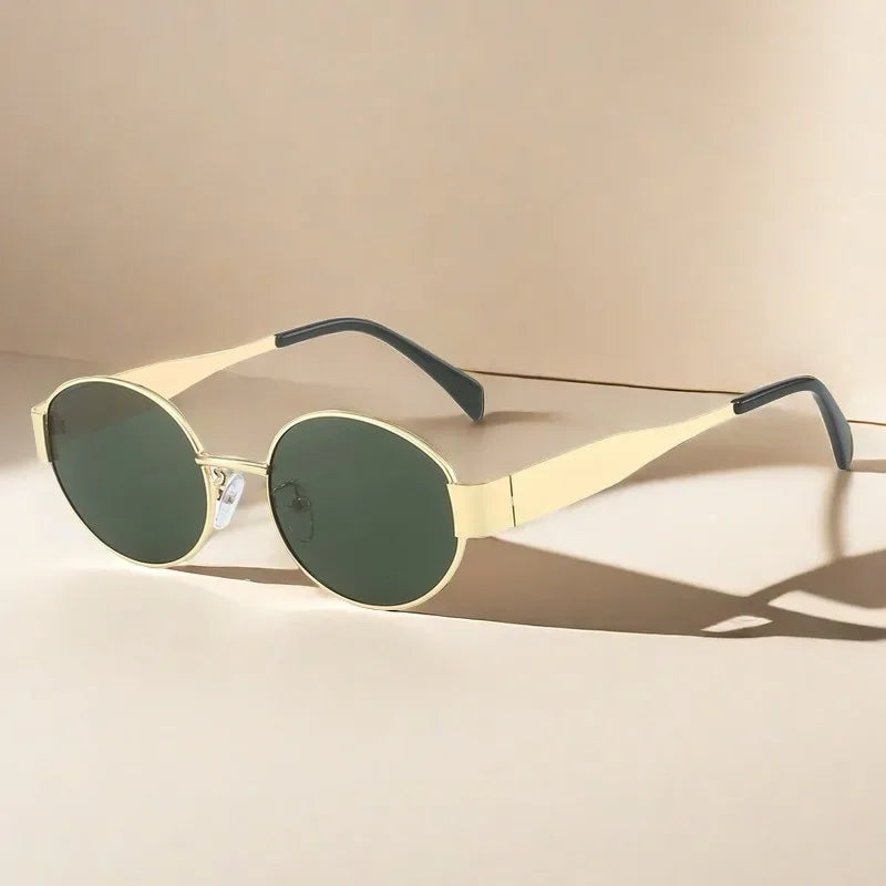 Gafas de sol mujer doradas estilo retro