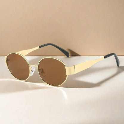 Gafas de sol mujer doradas estilo retro