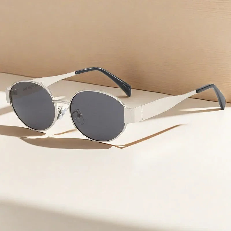 Gafas de sol mujer doradas estilo retro
